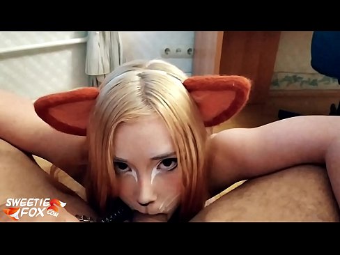 ❤️ Kitsune loro dick na kụkọba n'ọnụ ya ☑ na anyi ﹏
